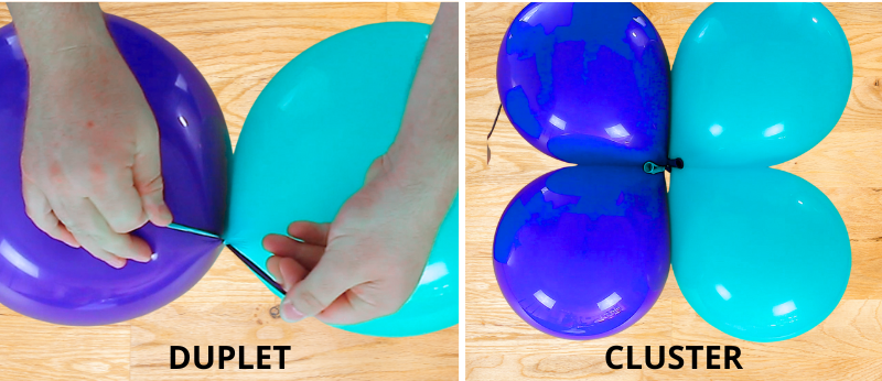 DUPLET Cluster y duplet de globos